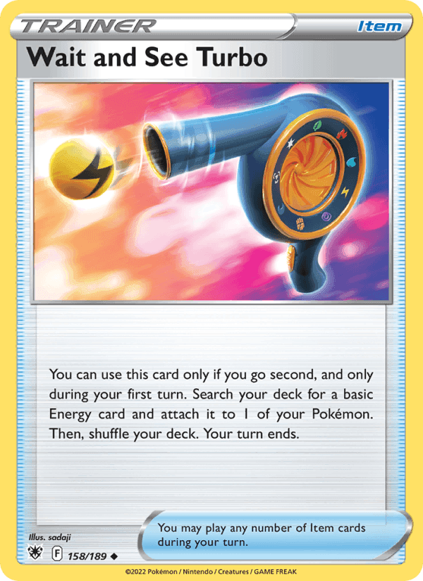Wait and See Turbo, card 158 from Astral Radiance