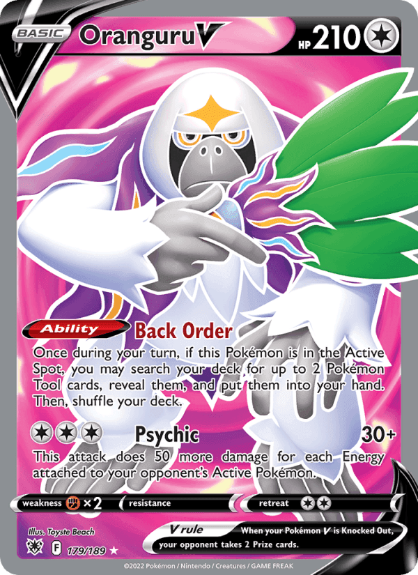 Oranguru V, card 179 from Astral Radiance