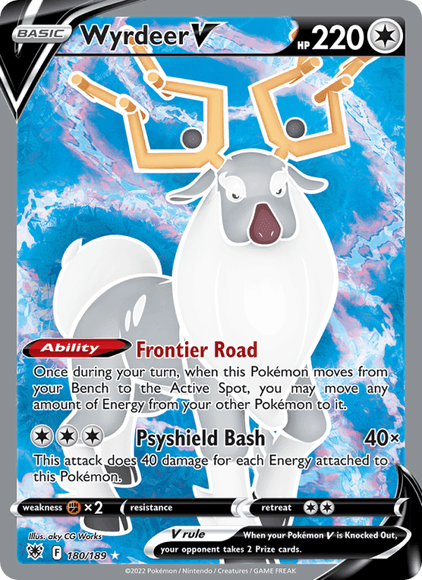Wyrdeer V, card 180 from Astral Radiance