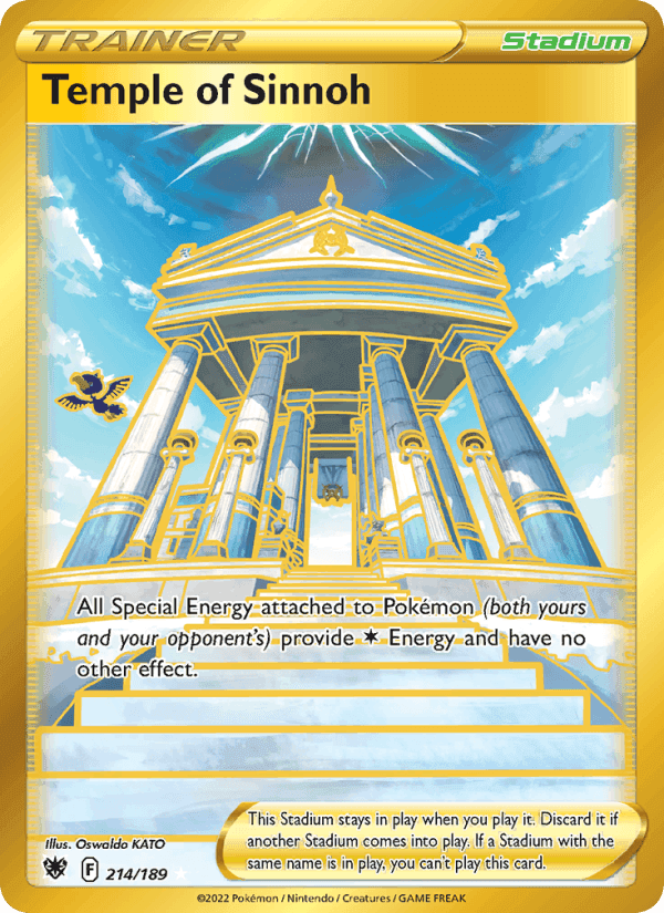 Temple of Sinnoh, card 214 from Astral Radiance