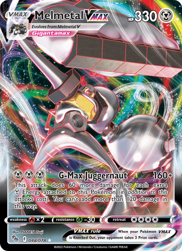 Melmetal VMAX, card 048 from Pokémon GO
