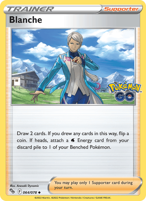 Blanche, card 064 from Pokémon GO