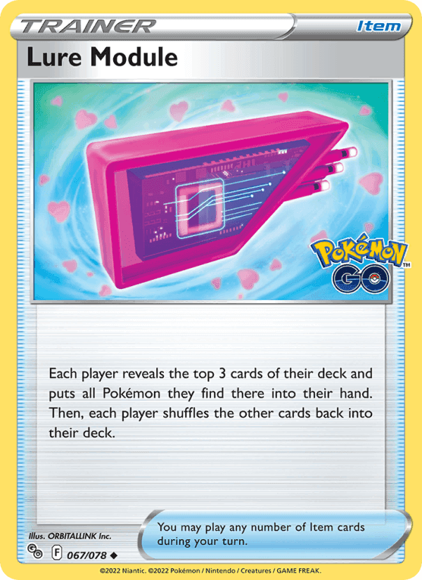 Lure Module, card 067 from Pokémon GO