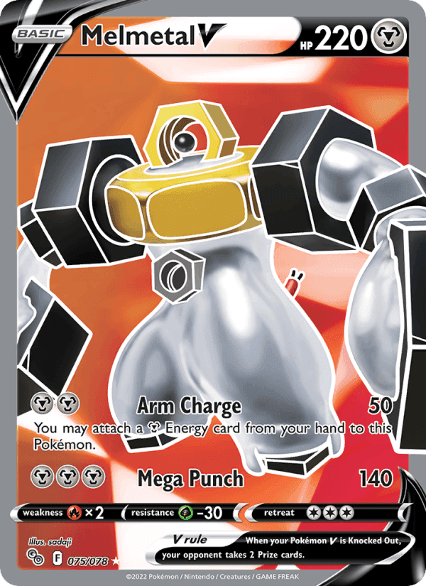 Melmetal V, card 075 from Pokémon GO