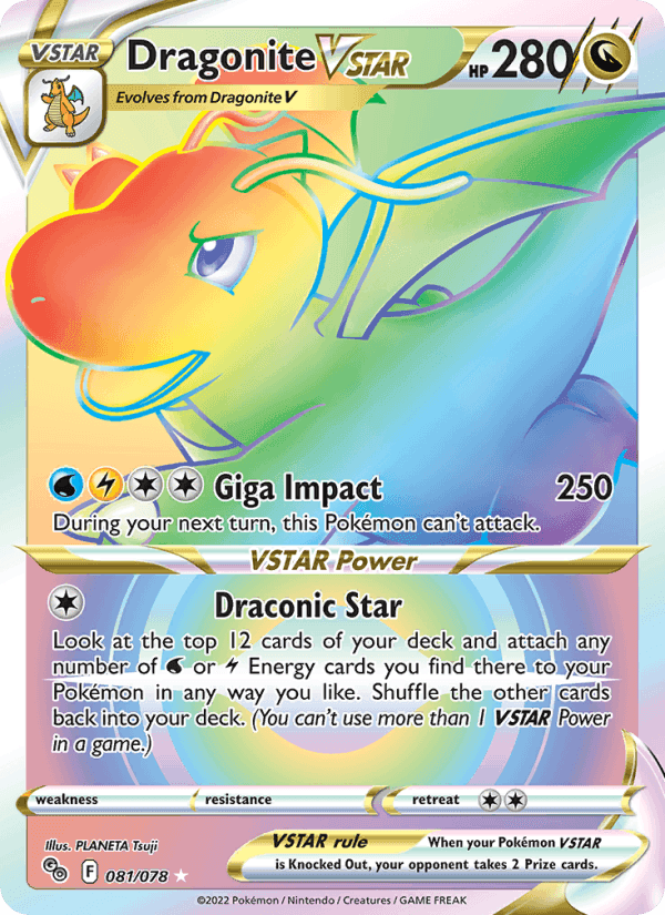 Pokémon GO の 081 番、Dragonite VSTAR