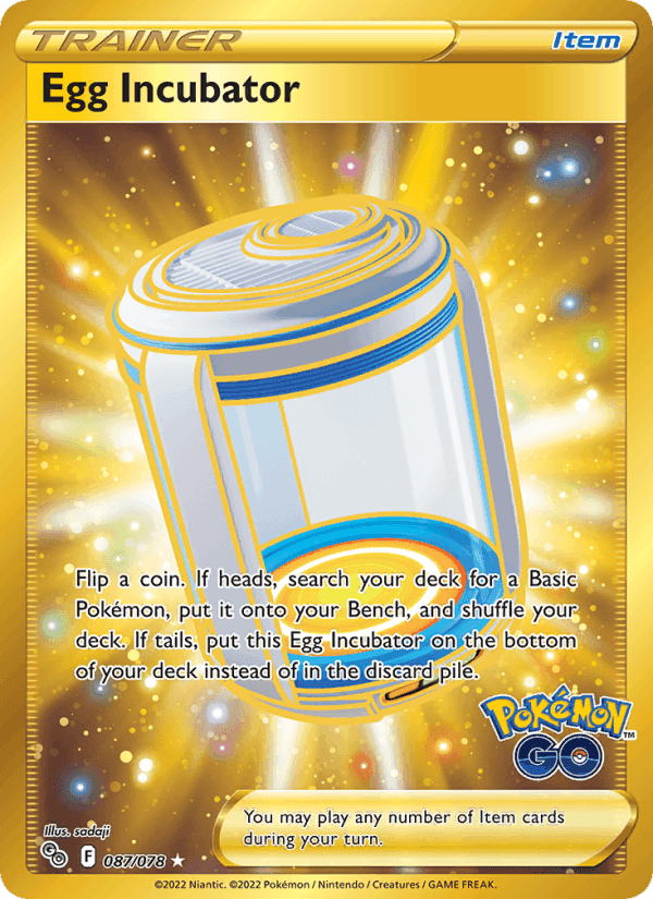 Pokémon GO の 087 番、Egg Incubator