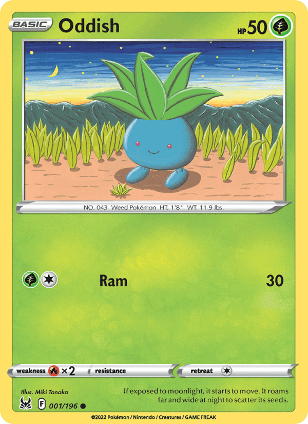 Lost Origin の 001 番、Oddish