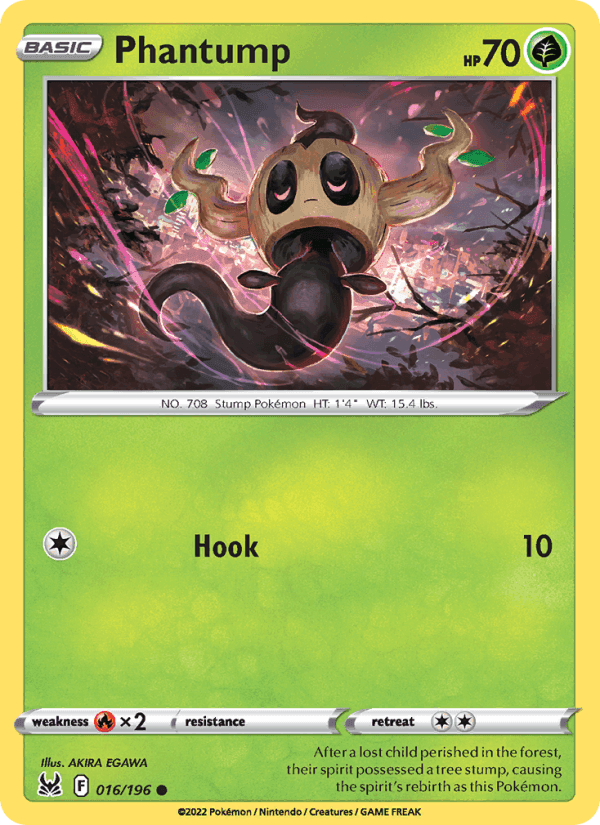 Lost Origin の 016 番、Phantump