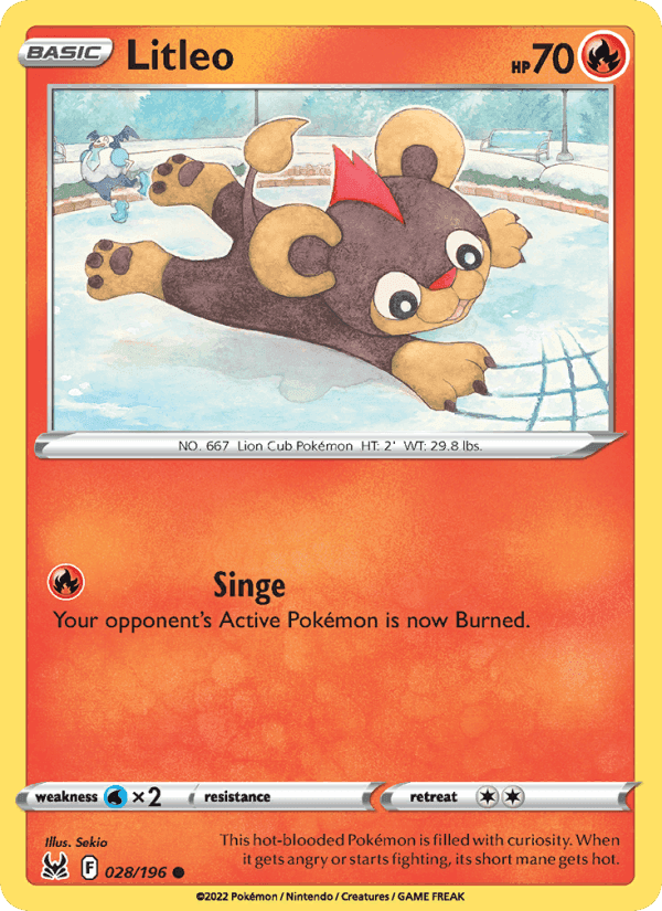 Litleo, card 028 from Lost Origin