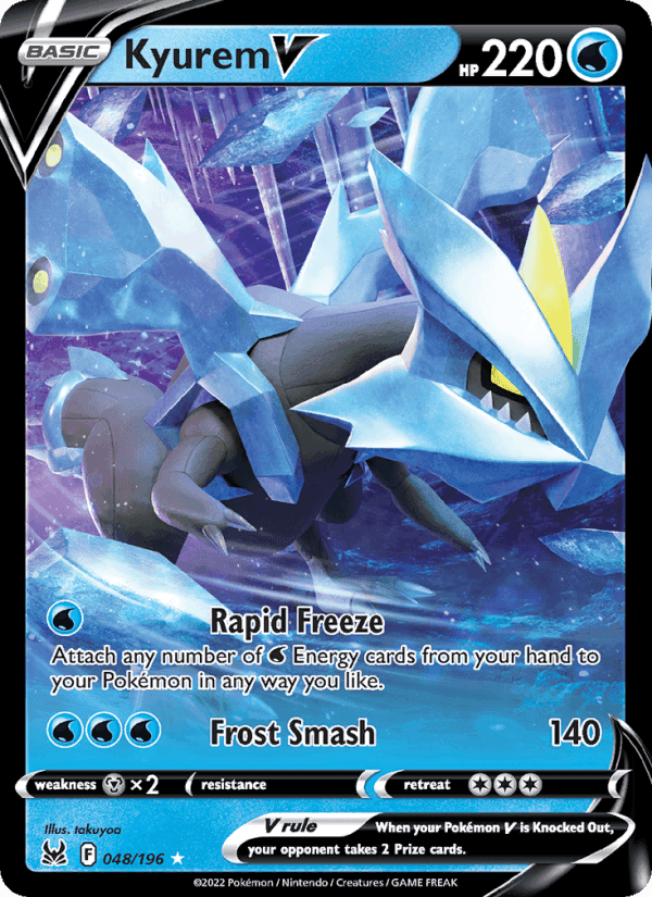 Kyurem V, carta 048 di Lost Origin