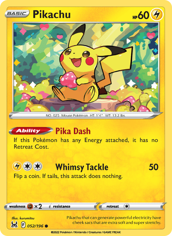 Lost Origin の 052 番、Pikachu