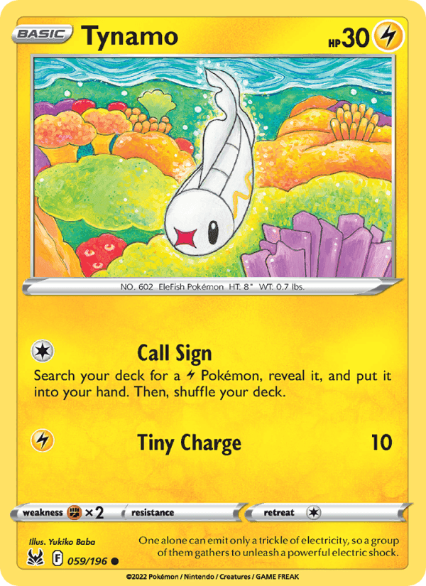 Tynamo, card 059 from Lost Origin