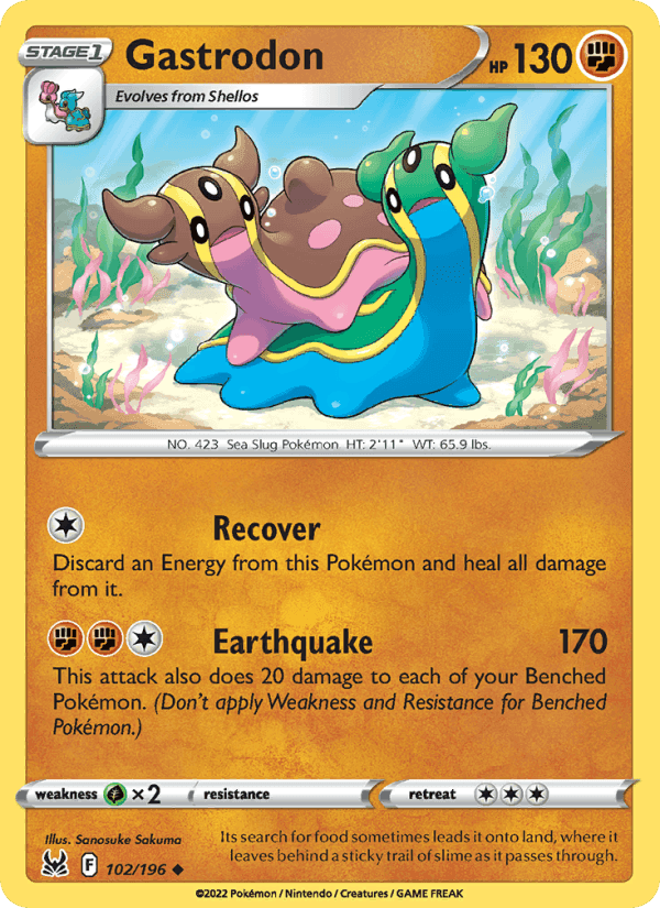 Gastrodon, card 102 from Lost Origin