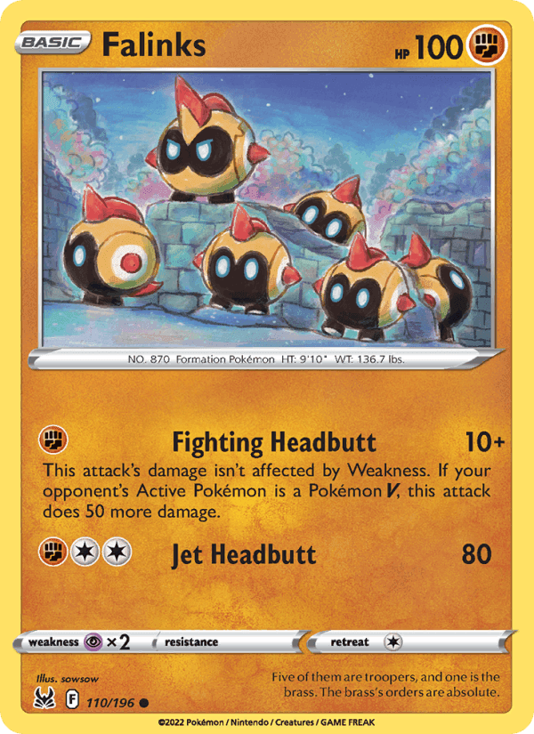 Falinks, card 110 from Lost Origin