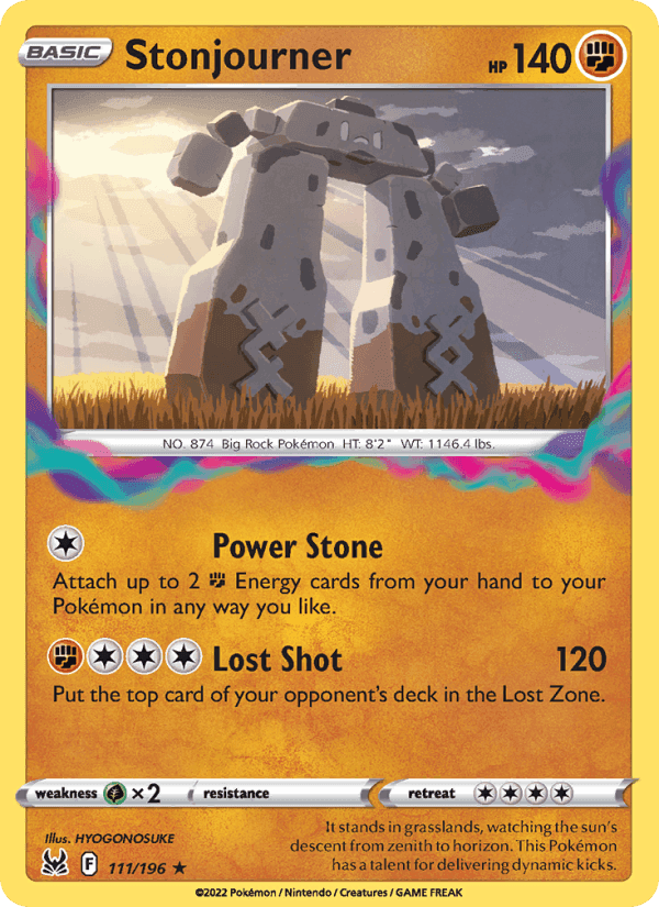 Stonjourner, card 111 from Lost Origin