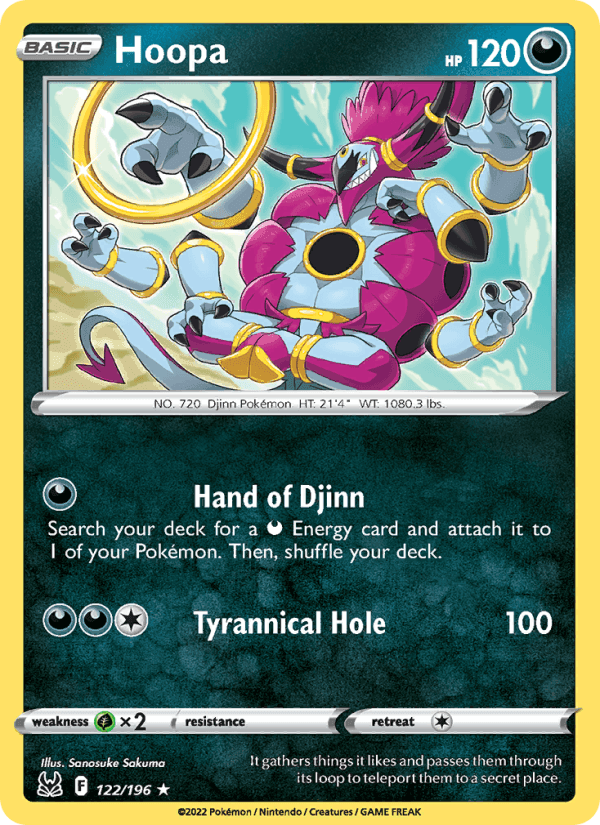 Hoopa, card 122 from Lost Origin