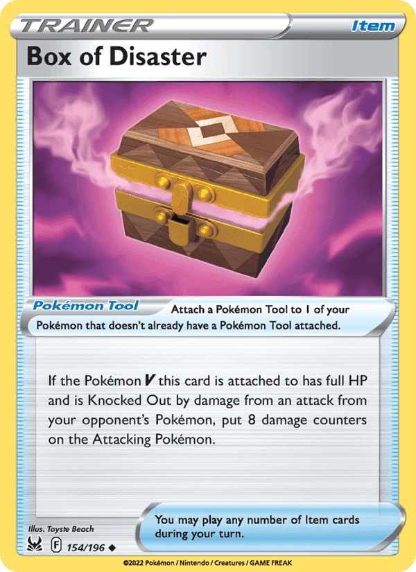 Box of Disaster, card 154 from Lost Origin