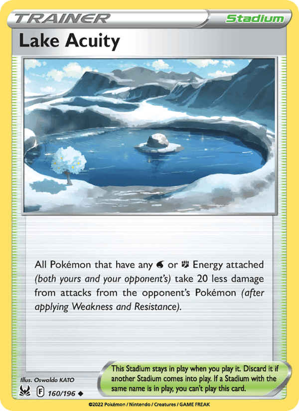 Lake Acuity, card 160 from Lost Origin