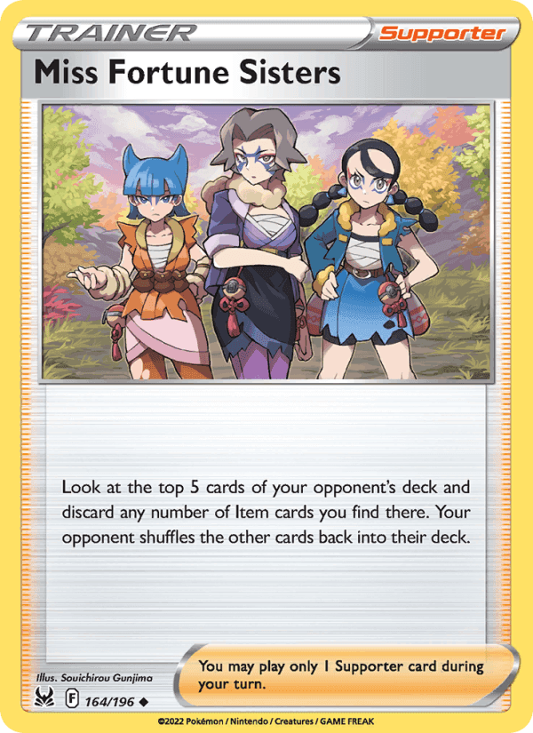 Miss Fortune Sisters, card 164 from Lost Origin