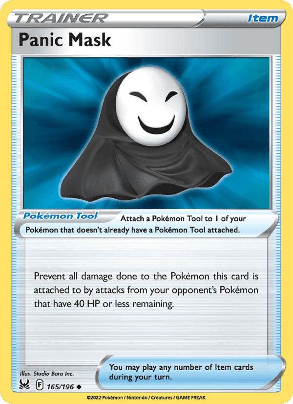 Panic Mask, card 165 from Lost Origin