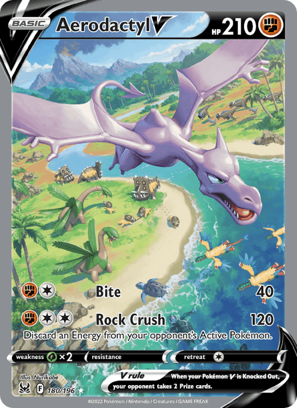 Lost Origin の 180 番、Aerodactyl V