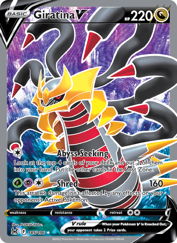 Lost Origin の 185 番、Giratina V