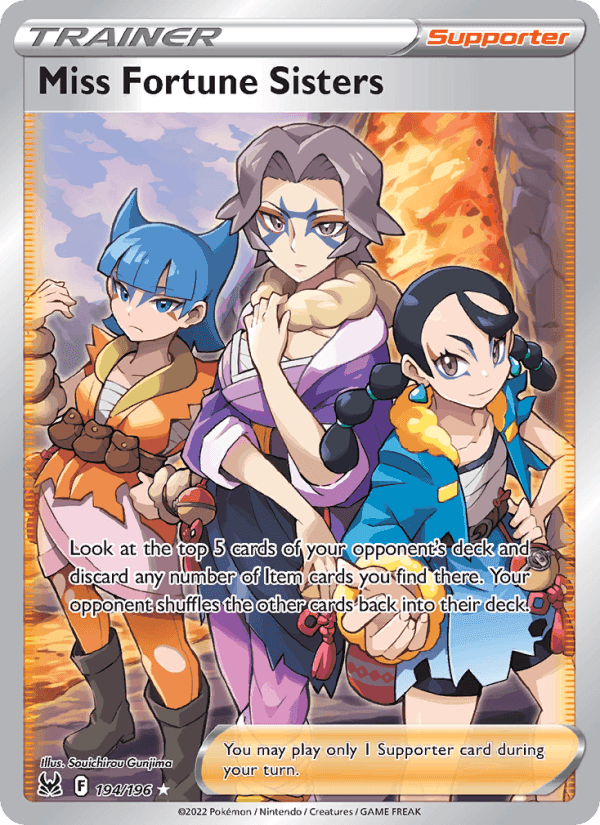 Miss Fortune Sisters, card 194 from Lost Origin
