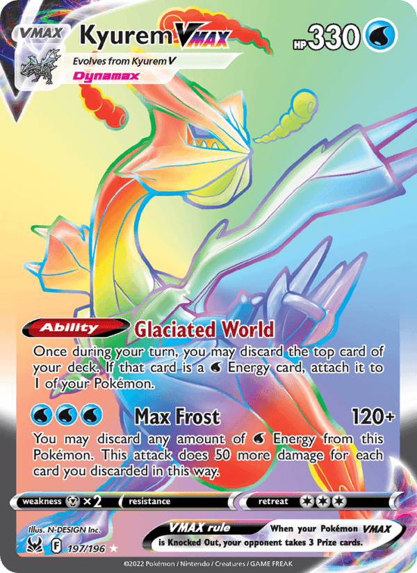 Lost Origin の 197 番、Kyurem VMAX