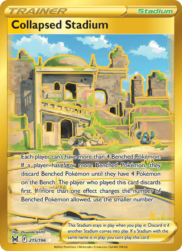Collapsed Stadium, card 215 from Lost Origin
