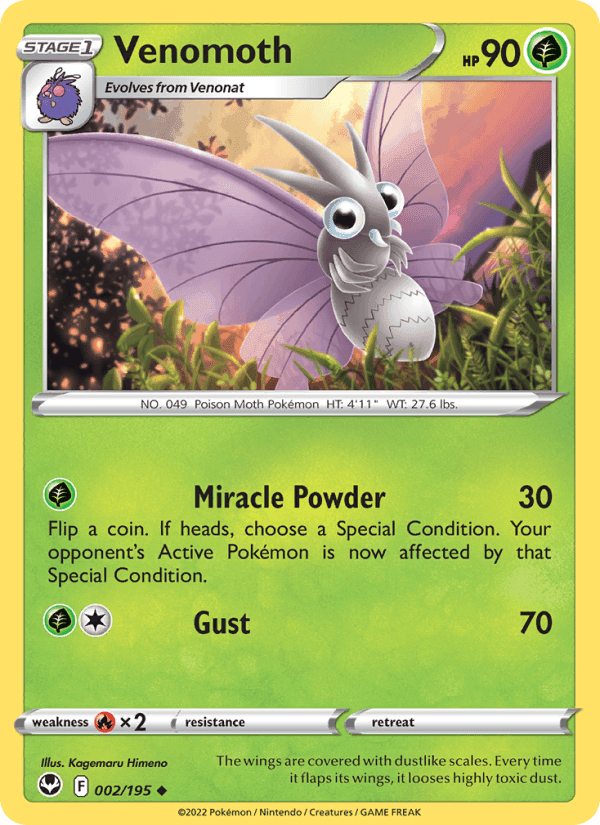 Silver Tempest の 002 番、Venomoth