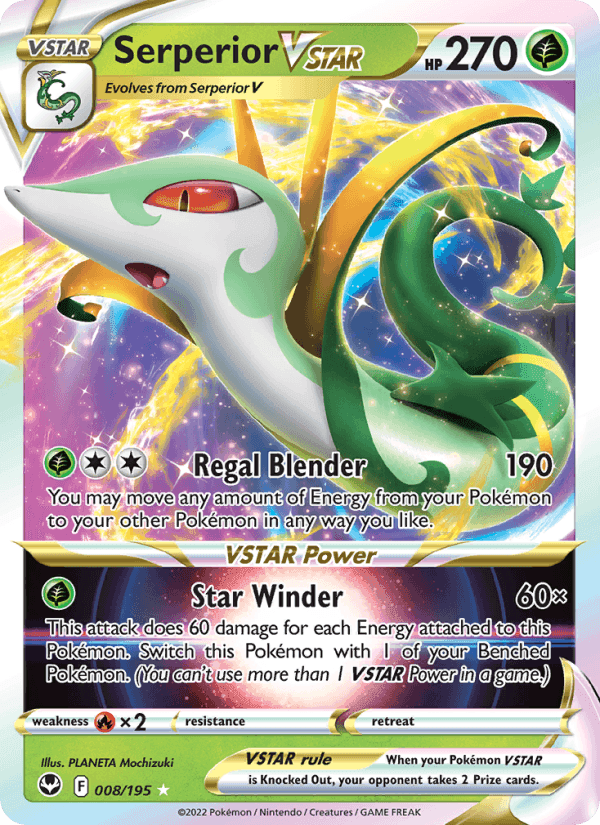 Silver Tempest の 008 番、Serperior VSTAR
