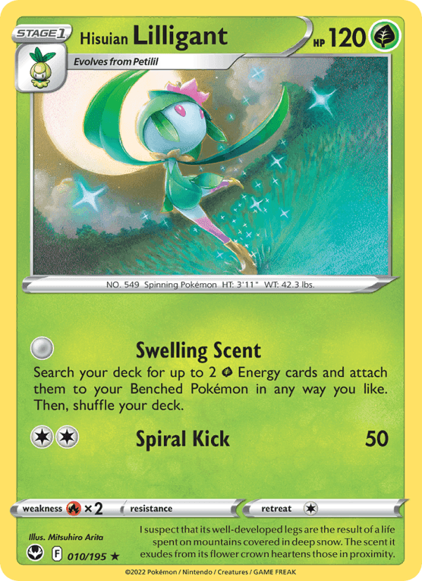 Silver Tempest の 010 番、Hisuian Lilligant