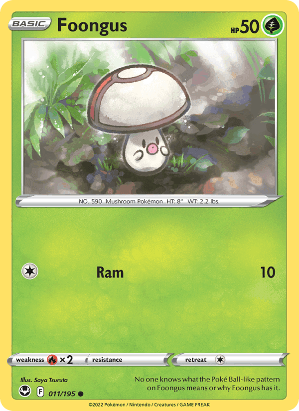 Foongus, card 011 from Silver Tempest