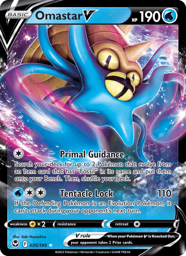 Omastar V, carte 035 de Silver Tempest