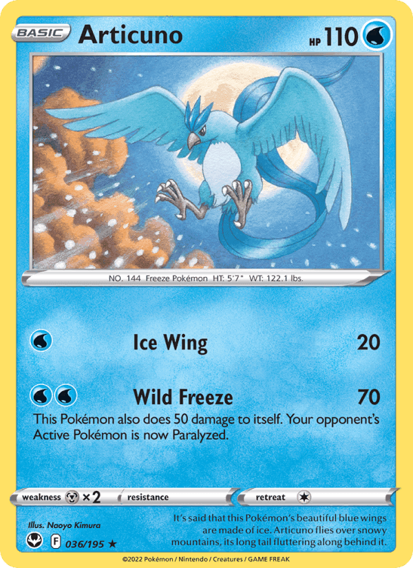 Silver Tempest の 036 番、Articuno