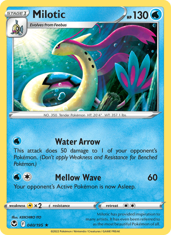 Silver Tempest の 040 番、Milotic