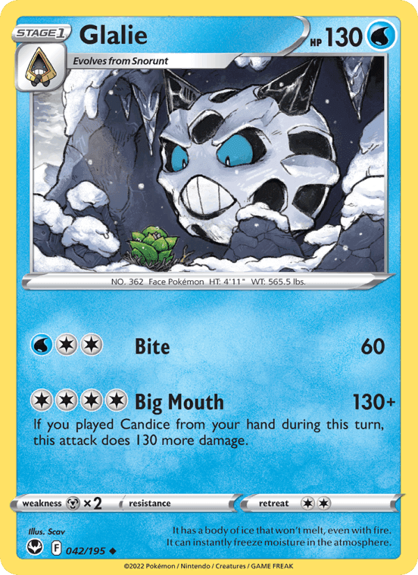 Glalie, carta 042 di Silver Tempest