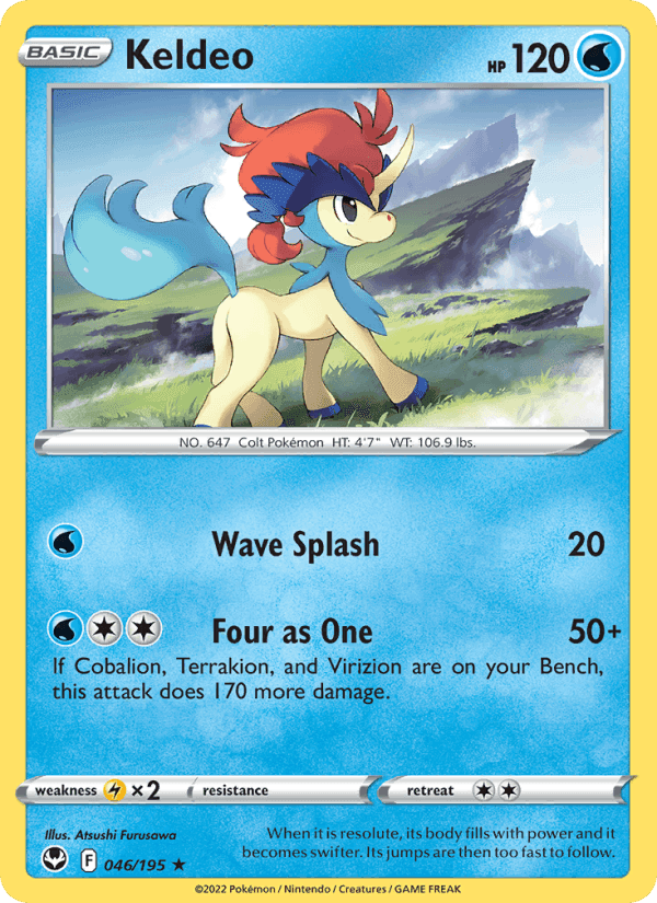 Silver Tempest の 046 番、Keldeo