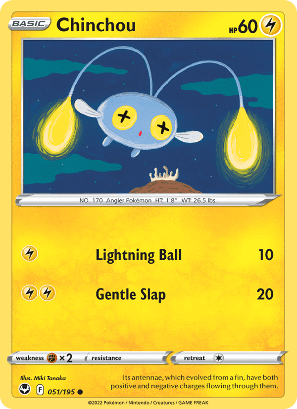 Silver Tempest の 051 番、Chinchou