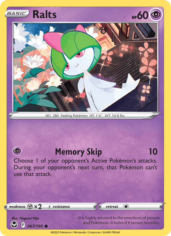 Ralts, carta 067 di Silver Tempest