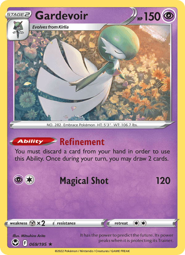 Gardevoir, card 069 from Silver Tempest