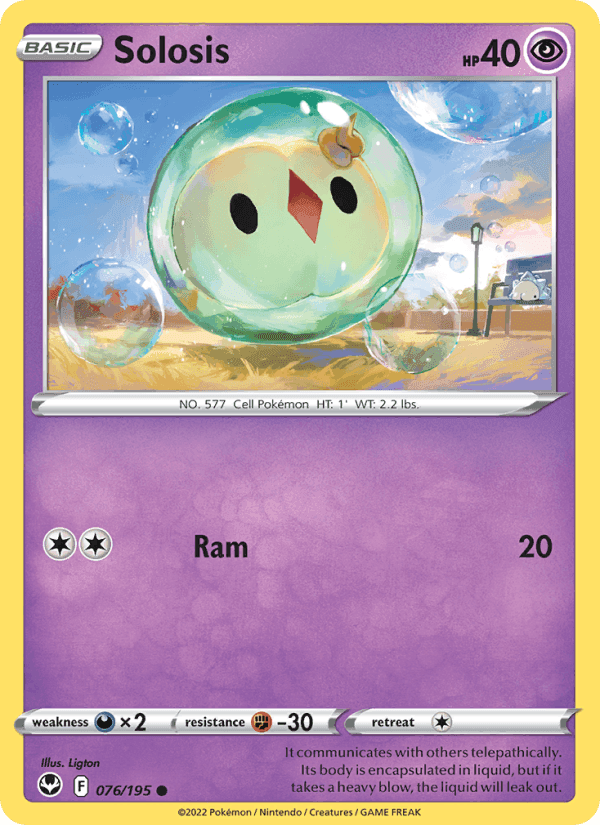 Solosis, carta 076 di Silver Tempest