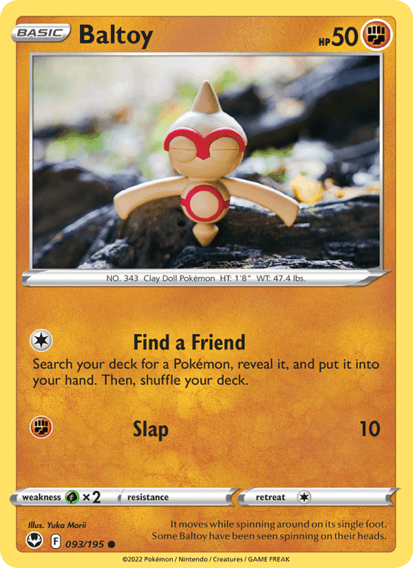 Baltoy, card 093 from Silver Tempest