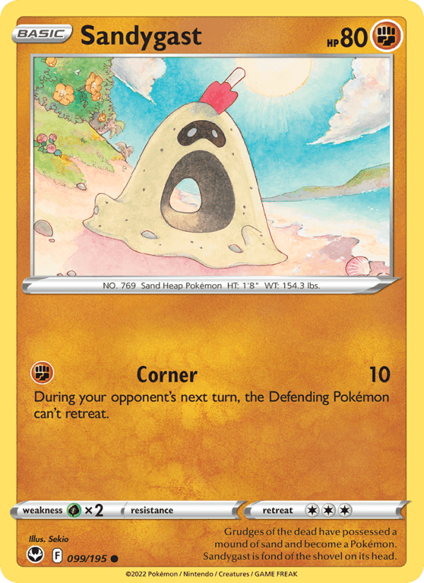 Sandygast, card 099 from Silver Tempest