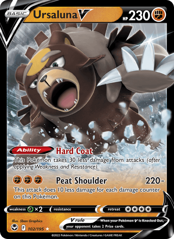 Ursaluna V, card 102 from Silver Tempest