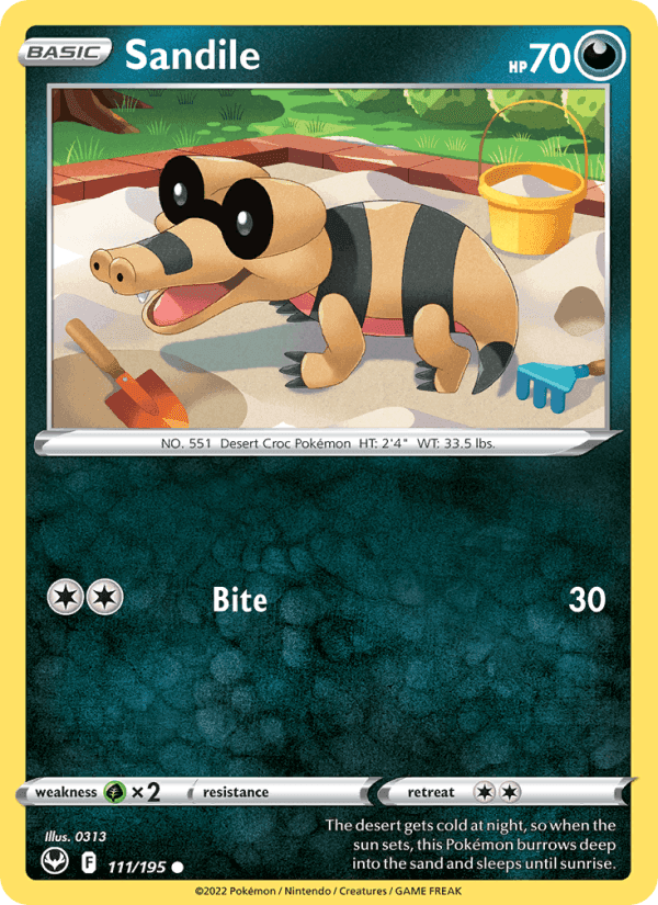Sandile, card 111 from Silver Tempest