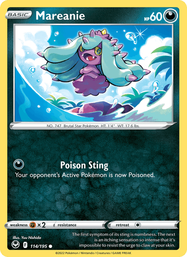 Mareanie, card 114 from Silver Tempest