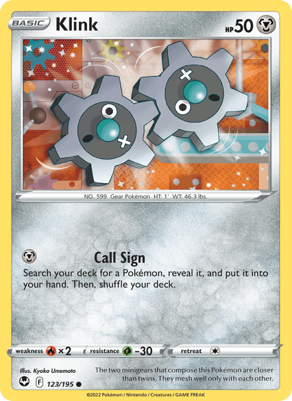 Klink, card 123 from Silver Tempest