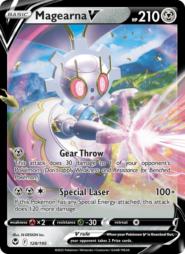 Magearna V, card 128 from Silver Tempest