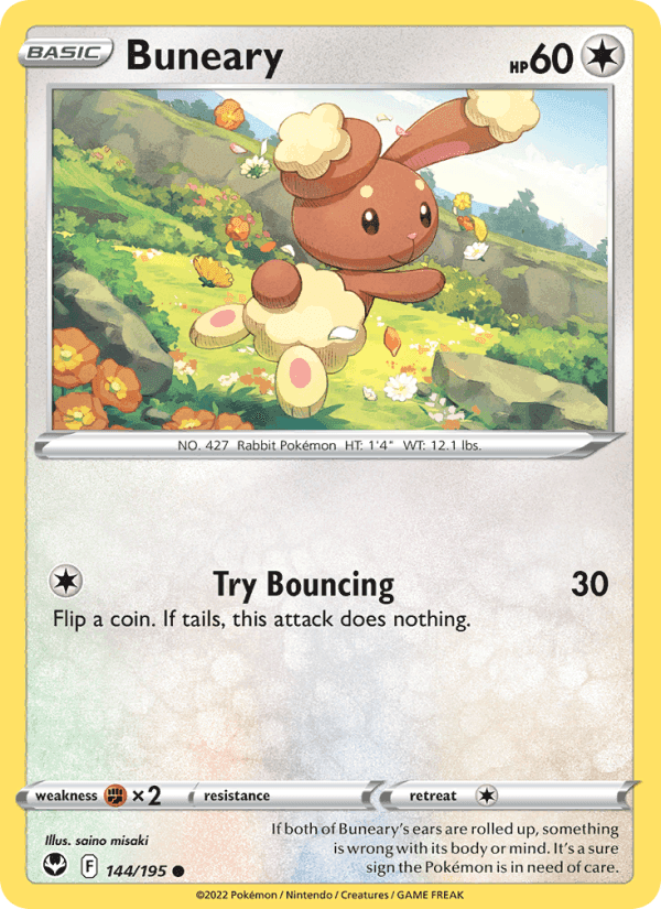 Buneary, card 144 from Silver Tempest